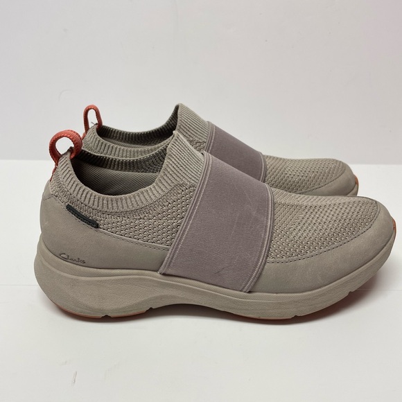 Clarks Wave 2.0 Step Waterproof, Slip On Textile Sneaker Women’s Size 8.5 - Picture 5 of 14